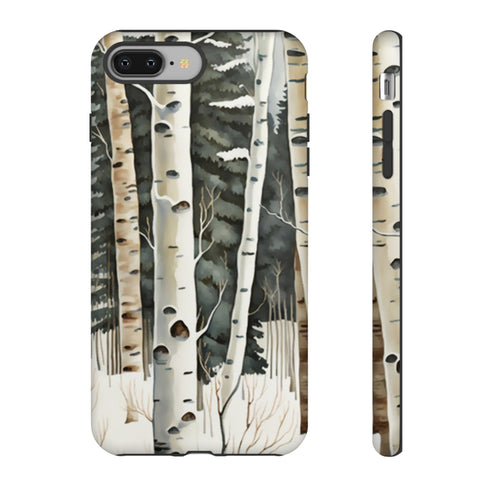 Winter Aspen Trunks - Impact Resistant Phone Case